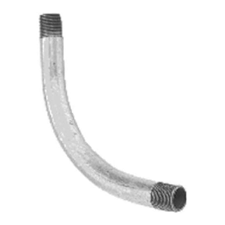 Halex IMC/Rigid Elbow, 3/4 in, Steel, Galvanized 64107